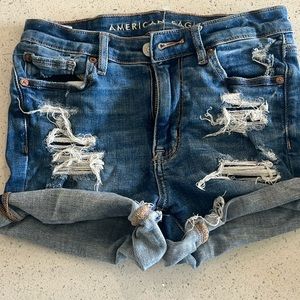 american eagle shorts size 2